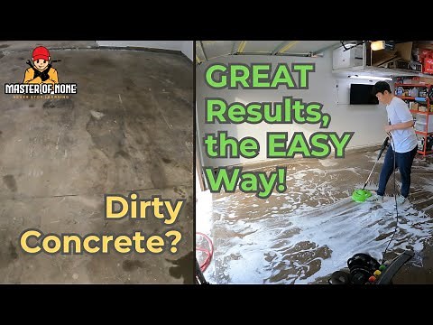 DEEP Cleaning Your Concrete Garage Floor, The EASY Way!