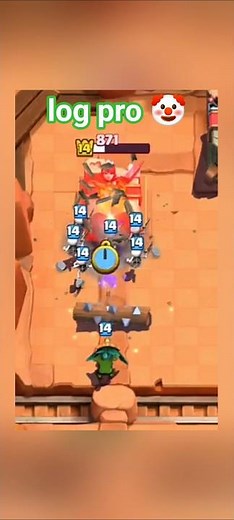 I DEFEATED A LOG PRO | CLASH ROYALE