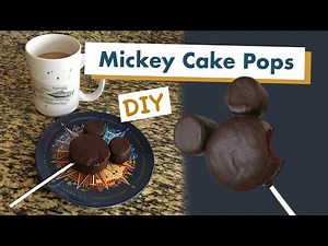 Making Disneyland Mickey Cake Pops!