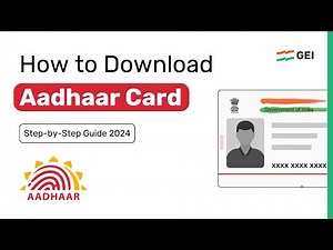 How to Download Aadhaar Card Online | Step-by-Step Guide 2024 | GovEasy India