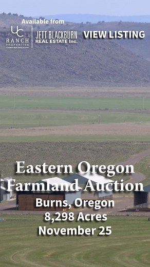 Eastern Oregon Farmland Auction - November 25th - The Land Report...