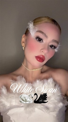 Elegant White Swan Makeup Tutorial for Halloween