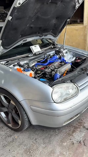 Trying to start the Golf…and something exploded! #golfmk4 #project #engine #fuel #mechanic #problems #explode #repairs #custombodyrepair | Custom Body Repair Ltd