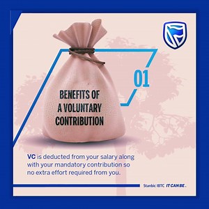 Here are the benefits of increasing your retirement pay-outs by adding voluntary contributions to your pension fund account every month. If you want to know more, please fill in your information here https://bit.ly/StanbicIBTCHappenToLifeFB so that we can contact you. #HappenToLife #ItCanBe | Stanbic IBTC