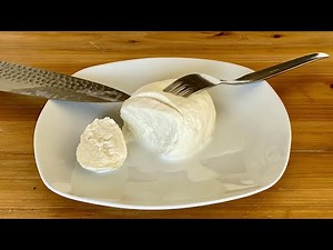 HOMEMADE MOZZARELLA CHEESE - HOW to make Soft and Creamy MOZZARELLA CHEESE at Home with raw milk