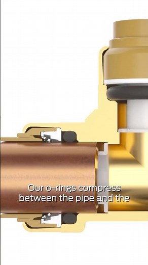 How o-rings work in SharkBite fittings