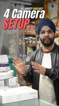 4 Camera Setup | CCTV & Spy Cameras Market