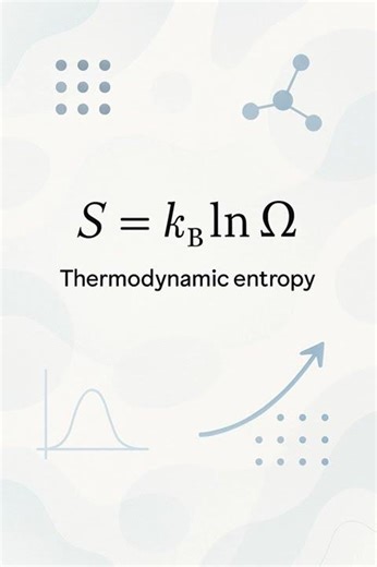 Thermodynamic Entropy Explained! 🔬 #Shorts