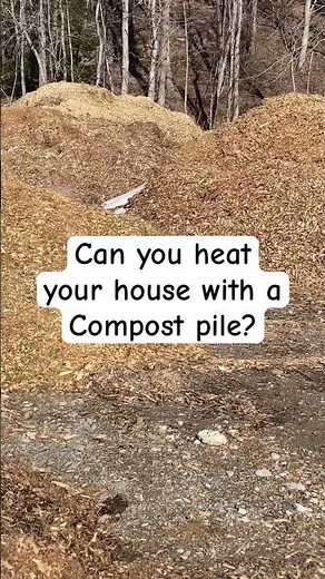 Can you heat your house with a compost pile? #freeheat #homesteading #compost #earthship #ecostation