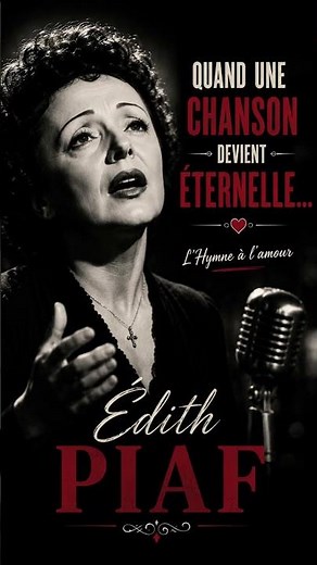 Édith Piaf – L’Hymne à l’amour (1949) #chansonfrançaise
