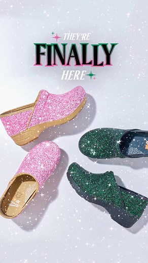 Meet XP 2.0 in Bubbly Pink and Elixir Green! Two glittering shades made to keep you supported and positively sparkling along whatever path you take. | Dansko Footwear