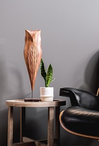 Hand Carved Wooden Owl - Etsy