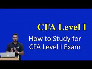 How to Study for CFA Level I Exam