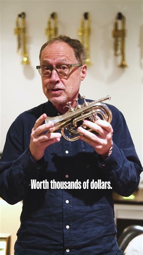 The story behind the pocket trumpet someone sent me years ago!