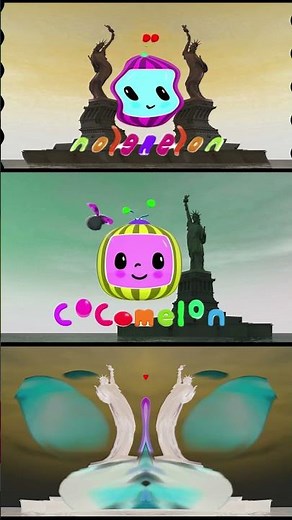 Cocomelon Intro Logo At Liberty Statue Effects Sponsored By Klasky Csupo 2001 Effects #shorts