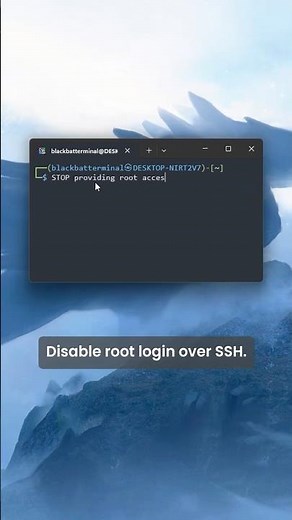 disabling root access on personal server. #cybersecurity #linux#cyber #hacker #computerscience