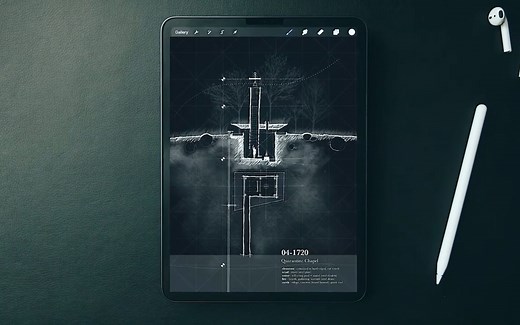建筑师用 procreate 在 ipad 上画美腻草图（中字）