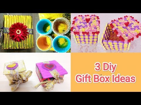 How to Make Gift Boxes/Gift Box Ideas/ Paper Crafts
