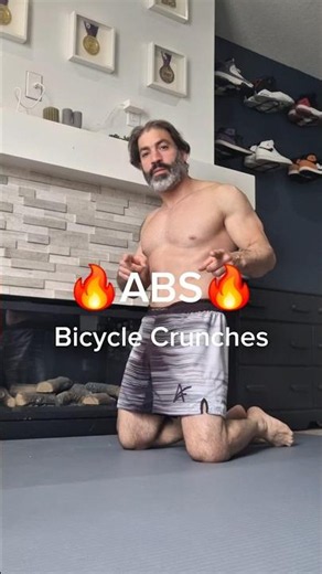 🔥ABS🔥 Bicycle Crunches #workout #fitness #coreworkout