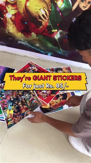 A3 Size Giants Stickers for Room Decor