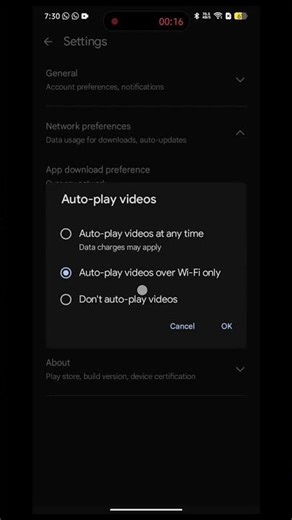 How to turn off autoplay in play store #trending #autoplay_video