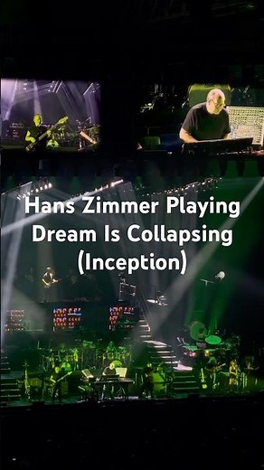 Hans Zimmer Playing Dream Is Collapsing (Inception) - Munich 2025 Concert #hanszimmer #inception