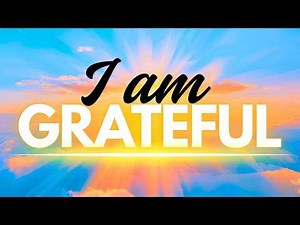 Miracle Morning Gratitude Affirmations | Positive Morning Affirmations