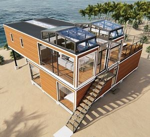 [Hot Item] Wind Proof and Good Insulation Prefab Prefabricated Container Houses for New Zealand Standard