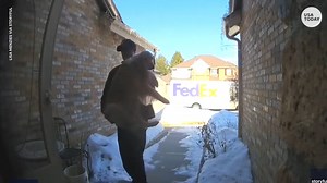 FedEx driver returns Golden retriever who escaped