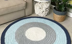 Tapete de crochê redondo: tutoriais e 120 ideias para crochetar