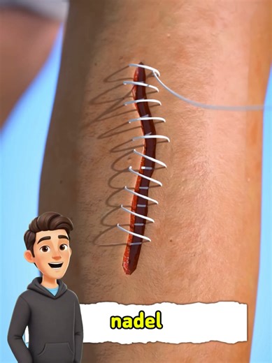 Medizinische Nähte: So werden sie gemacht