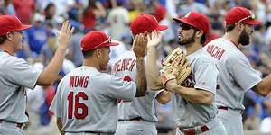 Cards find wild way to slam door on Cubs' streak