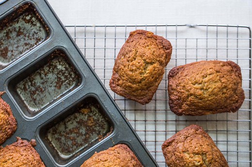 Mini Banana Bread Loaves