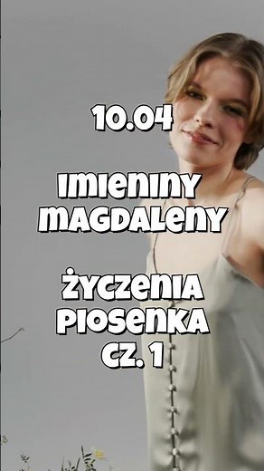 Magdalena ma dziś imieniny! 🎂Muzyczne życzenia 2026 Piosenka o Magdalenie🎵 #Magdalena #życzeniaMagda