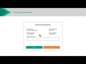 How to Nickname Your Accounts