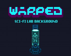 Warped Sci-Fi Lab by ansimuz