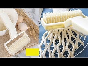 Useful Kitchen Tips! Best Pastry Lattice Roller Cutter!