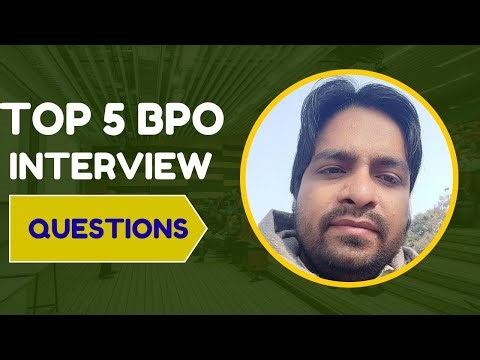 Top 5 BPO Interview Questions & Best Answers | Freshers & Experienced | BPO Seva