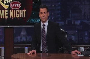 Hey Jimmy Kimmel, I sprayed my dad with a hose.