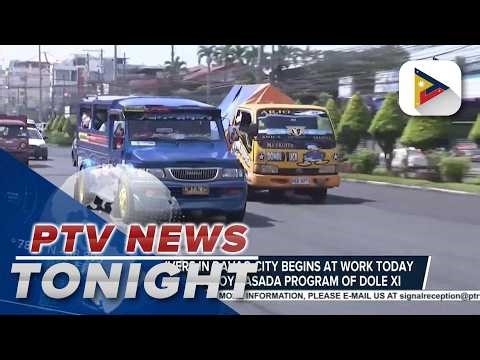 Over 1K drivers in Davao City begin work today under TUPAD Tuloy Pasada program of DOLE XI