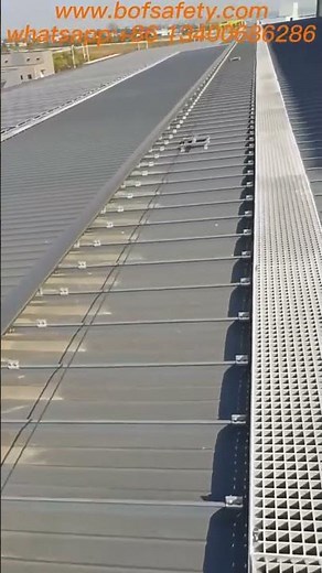Horizontal Roof Lifeline Installation System