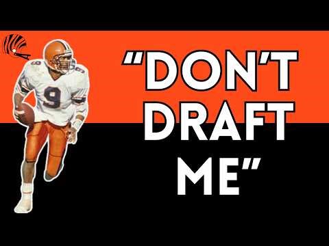 The NFL Draft Pick Who REFUSED to Play for the Cincinnati Bengals