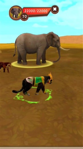 WildCraft Black Tiger Big Clash With Elephant Boss #shorts #wildcraft