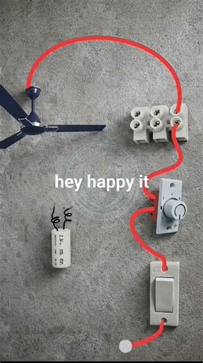 Ceiling Fan Connection: Switch, Regulator, and Capacitor Wiring Guide