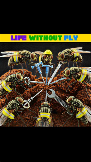 Agar Makhi Na Hoti? Nature Ka Nizaam .#LifeWithoutFly #Ecosystem #NatureFacts