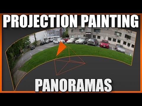 Blender 2.8 Panorama stitching projection painting (part 2)