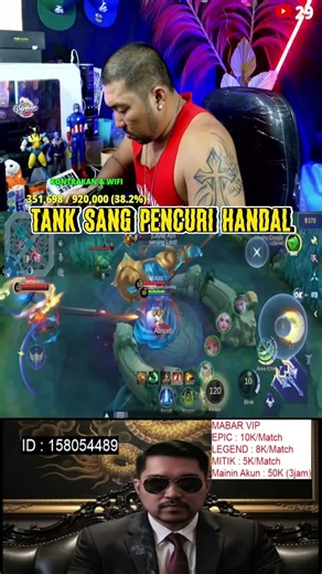 Tank Sang Pecuri Handal #akai #shorts #mobilelegends