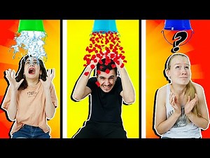 WÄHLE NICHT DEN FALSCHEN EIMER! Sonst wirst du nass Challenge ☔