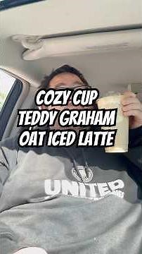 Trying Cozy Cups’ Teddy Graham Oat Latte ☕🐻 | Chatham, Ontario Coffee Review