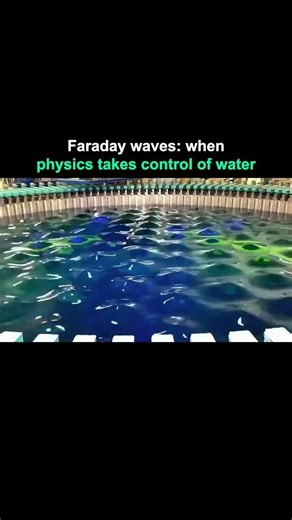 Faraday waves: whenphysics takes control of water 💦